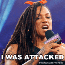 I Was Attacked The Beast GIF - I Was Attacked The Beast Wow Women Of Wrestling GIFs