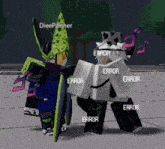 a cartoon character with the name dieepanner on the top left