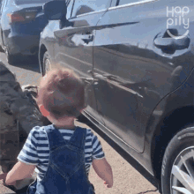 Walking To Dad Happily GIF - Walking To Dad Happily Hug - Discover ...