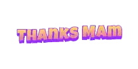 a pixel art illustration of the words thanks man