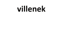 a white background with the word villenek in black
