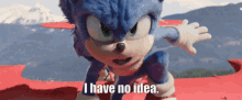 Sonic Movie I Have No Idea GIF - Sonic Movie I Have No Idea Sonic Movie2 GIFs