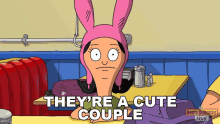 theyre a cute couple louise belcher the bobs burgers movie theyre cute they look lovely