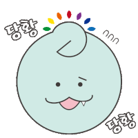 a cartoon drawing of an elephant with a rainbow on his head