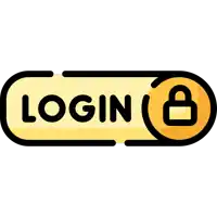 a login button with a padlock in the middle