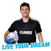 Live Your Dream Fun88iker Casillas Sticker