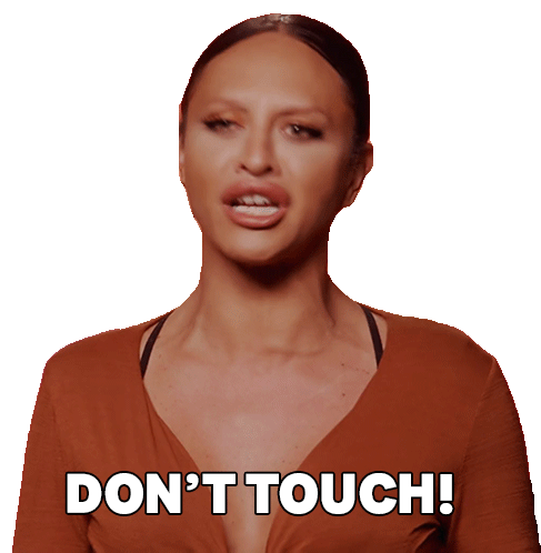 Dont Touch Sasha Colby Sticker - Dont Touch Sasha Colby Rupauls Drag Race Stickers