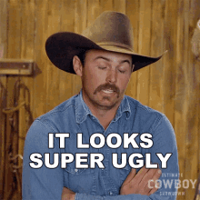 It Looks Super Ugly Buck Faust GIF - It Looks Super Ugly Buck Faust Ultimate Cowboy Showdown GIFs