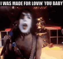 Kiss I Was Made For Lovin You GIF