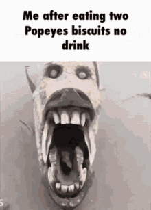 The Skeleton Appears Popeyes GIF - The Skeleton Appears Popeyes Biscuits GIFs