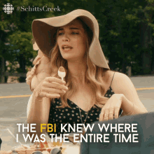 The Fbi Knew Where I Was The Entire Time Alexis Rose GIF - The Fbi Knew Where I Was The Entire Time Alexis Rose Annie Murphy GIFs