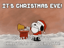 Merrychristmas Christmaseve GIF - Merrychristmas Christmaseve Snoopy GIFs