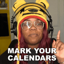 Mark Your Calendars Aychristene GIF - Mark Your Calendars Aychristene Aychristenegames GIFs