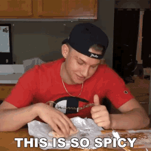 This Is So Spicy Conner Bobay GIF - This Is So Spicy Conner Bobay Its Such A Spicy Food GIFs