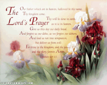The Lords Prayer Flower GIF