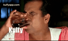 Brahmi Funny Drinking.Gif GIF - Brahmi Funny Drinking Funny Telugu GIFs