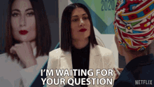 Im Waiting For Your Questions Ekaterina Gromova GIF