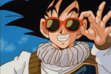 Goku Sunglasses GIF - Goku Sunglasses GIFs