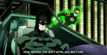 Batman Green Lantern GIF - Batman Green Lantern Ignored GIFs