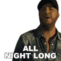 All Night Long Luke Bryan Sticker - All Night Long Luke Bryan Country On Song Stickers