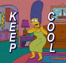Keep Cool Marge Simpson GIF - Keep Cool Marge Simpson Dancing GIFs