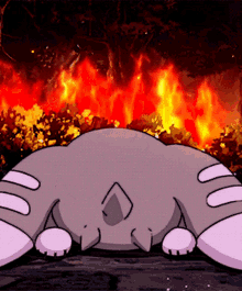 Lopmon Digimon GIF - Lopmon Digimon Fire GIFs