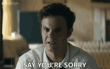 Say Youre Sorry Apologize GIF - Say Youre Sorry Apologize Give Me An Apology GIFs