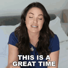 This Is A Great Time Sharzad Kiadeh GIF - This Is A Great Time Sharzad Kiadeh This Is A Good Time GIFs