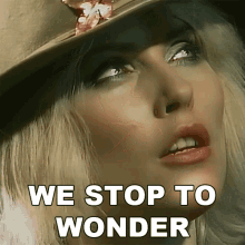 We Stop To Wonder Debbie Harry GIF - We Stop To Wonder Debbie Harry Blondie GIFs
