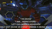 Zavoksweep Agent Stone GIF - Zavoksweep Agent Stone Sonic Movie GIFs