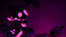 a silhouette of a bunny holding a pink heart in its hand .