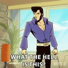 What The Hell Is This Elvis Presley GIF - What The Hell Is This Elvis Presley Matthew Mcconaughey GIFs
