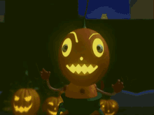 rolie polie olie pumpkin scary halloween spooky