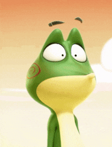 Kaeloo Sweatdrop GIF - Kaeloo Sweatdrop Frog GIFs
