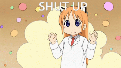 Nichijou Shut Up GIF - Nichijou Shut Up Anime - Discover & Share GIFs