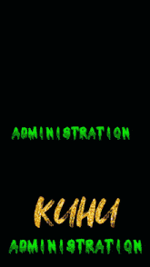 a picture of a woman with the word administration on the bottom right