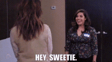 Superstore Amy Sosa GIF - Superstore Amy Sosa Hey Sweetie GIFs
