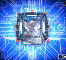 a video game screen shows a card with chinese writing on it ..