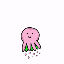 Octopus Pink GIF - Octopus Pink Bubbles GIFs