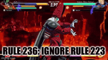 Rule236 Ignore Rule223 GIF - Rule236 Ignore Rule223 Dragon Ball Fighterz GIFs