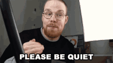 Please Be Quiet Gregory Brown GIF - Please Be Quiet Gregory Brown Asapscience GIFs