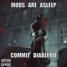Mods Are Asleep Bloodhunt GIF - Mods Are Asleep Bloodhunt Motion Gaming GIFs