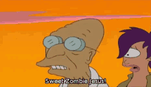 Sweet Zombie Jesus GIF - Zombie Jesus Futurama GIFs