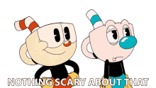 nothing scary about that mugman the cuphead show its no scary im not scared