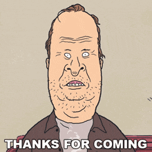 Thanks For Coming Butt-head GIF - Thanks For Coming Butt-head Mike Judge'S Beavis And Butt-head GIFs