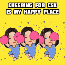 Jagyasini Singh Cheering Fo Csk Is My Happy Place GIF - Jagyasini Singh Cheering Fo Csk Is My Happy Place Csk GIFs
