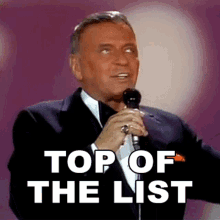 Top Of The List Frank Sinatra GIF - Top Of The List Frank Sinatra Head Of The List GIFs