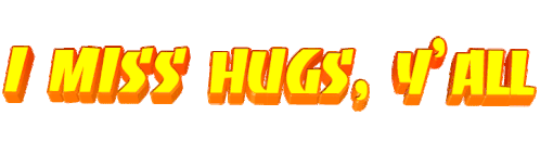 Animated Text I Miss Hugs Sticker - Animated Text I Miss Hugs I Miss You Stickers