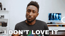 I Don'T Love It Marques Brownlee GIF - I Don'T Love It Marques Brownlee I'M Not A Big Fan Of It GIFs