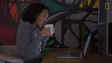 Drinking Coffee National Geographic GIF - Drinking Coffee National Geographic Working GIFs